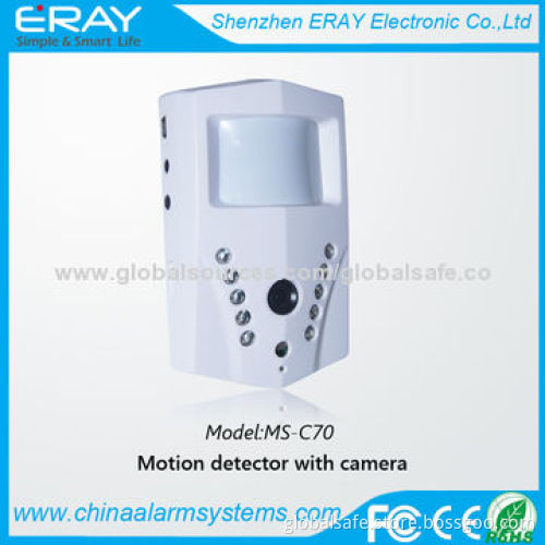 Wireless infrared motion video sensor alarm with mini USB/TV lensNew